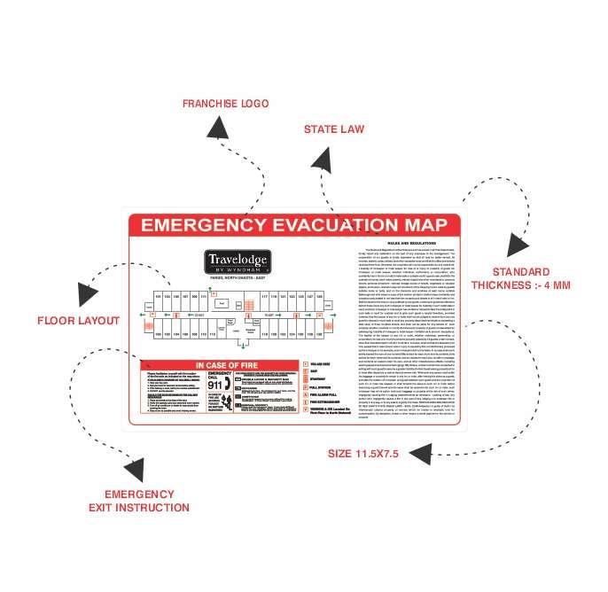 Emergency Evacuation Map Vfolo